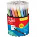 Berol Felt Tip Colouring Pens Assorted colours 0.6mm Tub of 42 36374J