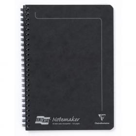 Clairefontaine Europa 10PK Notemaker A5 120 pages 90g paper Black 36390J
