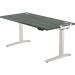 Fellowes Levado Silver Desk Base and Newport Oak Worktop 1400mm 36473J