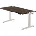 Fellowes Levado Silver Desk Base and Walnut Worktop 1400mm 36475J