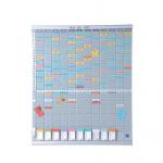 Nobo 2911200 T-Card Large Format Annual Planning Kit 36642J