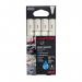 uni-ball 4 Pack Chalk Markers Medium Tip 1.8-2.5mm White 36685J