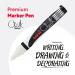 uni-ball 4 Pack Chalk Markers Medium Tip 1.8-2.5mm White 36685J