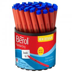 Berol Handwriting Pens Blue Tub of 42 36733J