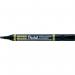 Pentel N860 12 Pack Black Permanent Marker Chisel Tip 2.5-7mm Line 36755J