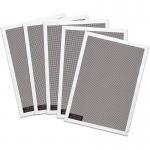 Plus By Pentel 5 Pack Camouflage A4 Polypropylene Folders Clear 36769J