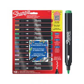 Sharpie Marker Paint Pens Assorted (Pack of 12) 2201070 GL01070