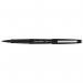 PaperMate Flair Original Felt Tip Pens Black (Pack of 12) S0190973 GL09512