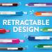 PaperMate Inkjoy 300Rt Ballpoint Medium 1.0mm Tip Assorted (Pack of 24) 2223899 GL23899