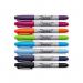 Sharpie Permanent Marker Twin Tip Assorted (Pack of 8) 2065409 GL27094