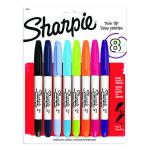 Sharpie Permanent Marker Twin Tip Assorted (Pack of 8) 2065409 GL27094