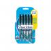PaperMate Flexgrip Ultra Retractable Ballpoint Pen Medium Black (Pack of 5) 2027751 GL27751