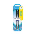 Papermate Flexgrip Ultra Retractable Ballpoint Pen Medium Blister 12x2 Black (Pack of 12) S0181222 GL46706