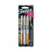 Sharpie Permanent Marker Fine Metallic Assorted (Pack of 3) 1849114 GL49114