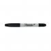 Sharpie Permanent Marker Twin Tip Fine/Ultra Fine Black (Pack of 12) S0811100 GL52011