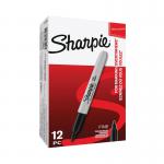 Sharpie Permanent Marker Fine Black (Pack of 12) S0810930 GL52211