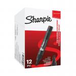 Sharpie W10 Permanent Marker Chisel Tip Black (Pack of 12) S0192652 GL55411