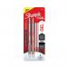 Sharpie S Gel Metal Pens x2/Refills x2 Black (Pack of 4) 2162643 GL62643