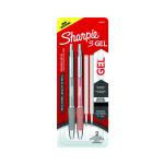 Sharpie S Gel Metal Pens x2/Refills x2 Black (Pack of 4) 2162643 GL62643