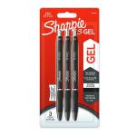 Sharpie S Gel Pen Medium Black (Pack of 3) 2136598 GL65980