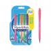 PaperMate FlexGrip Ultra Ballpoint Pen Medium 1.0mm Bright Barrel Black (Pack of 5) 2171853 GL71853