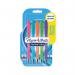 PaperMate FlexGrip Ultra Ballpoint Pen Medium 1.0mm Bright Barrel Black (Pack of 5) 2171853 GL71853