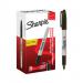 Sharpie Perm Markers Fine Black Pk24