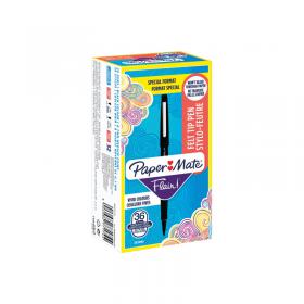 Paper Mate PaperMate Flair Felt Tip Pens Medium Black (Pack of 36) 2077174 GL77174