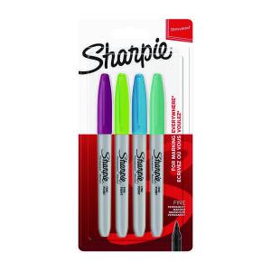 Sharpie 08 Permanent Marker Fine Tip 12x4 Blister Assorted Pack of 48