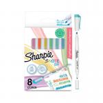 Sharpie Dual Tip Creative Highlighters/Markers Assorted (Pack of 8) 2182116 GL82116