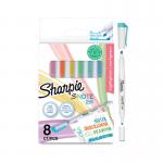 Sharpie Dual Tip Creative HighlightersMarkers Assorted (Pack of 8) 2182116 GL82116