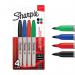 Sharpie Permanent Marker Fine Assorted Pack of 4 1985858 GL85858
