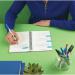 PaperMate Kilometrico Ballpoint Pen Medium 1.0mm Blue (Pack of 8) 2187679 GL87679