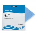 Initiative Reusable Sticky Tac Scored Strips Blue 70gm