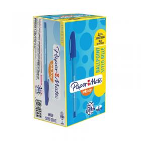 PaperMate InkJoy 100 Ballpoint Pen Medium Blue (Pack of 50) S0957130 GL95713