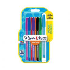 PaperMate Inkjoy 100 Stick Ballpoint Pen Assorted (Pack of 8) 1927074 GL95719