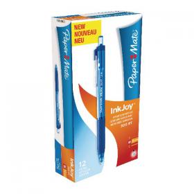 PaperMate Inkjoy 300 Retractable Ballpoint Pen Medium Blue (Pack of 12) S0959920 GL95992