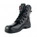 Tuffking Havoc Heavy Duty Safety Boot YKK Zip Black 15 GNS00095