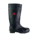 Tuffking Blazer Safety Wellington Boot Knee High Black Nitrile PVC Size 4 4213-04 GNS42134