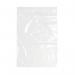 This photograph shows a stack of Ambassador Grip Seal Bags Minigrip Bags. The clear bags measure 255x355mm and there are 1000 in this pack. Each bag has a secure grip seal closure, making them ideal for storing and organizing small items.