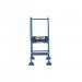 Domed Feet Step - 2 Tread - Anti Slip - Blue AAD02SB