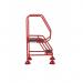 Domed Feet Step - 2 Tread - Anti Slip - Red AAD02SR