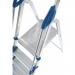 Professional Folding Step with Tool Tray; 3 Tread; 150kg; Silver/Blue AFA03Z