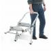 Climb-It® Easy Slope Aluminium Folding Leader Step; 2 Tread; Aluminium; 150kg; Silver AFGS2Z