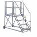 Work Platform - Easy Slope - 1200mm Platform - 3 Tread - Grey AHWPE1203GY