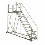 Work Platform - Easy Slope - 1800mm Platform - 3 Tread - Grey AHWPE1803GY