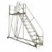 Work Platform - Easy Slope - 1800mm Platform - 10 Tread - Grey AHWPE1810GY