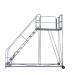 Work Platform - Easy Slope - 1800mm Platform - 10 Tread - Grey AHWPE1810GY