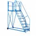 Work Platform - Stand. Incline - 1200mm Platform - 3 Tread - Blue AHWPS1203BL