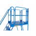 Work Platform - Stand. Incline - 1200mm Platform - 3 Tread - Blue AHWPS1203BL